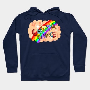 Gotta Dance Rainbow Sparkle Cat Hoodie